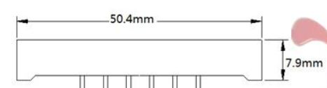 7segment 0.56/0.5 นิ้วสีแดง common Anode